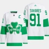 men maple leafs john tavares primegreen authentic 2024 st. patricks alternate white jersey