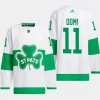 men maple leafs max domi primegreen authentic 2024 st. patricks alternate white jersey