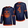 men oilers kris russell 2019 20 season alternate jersey blue