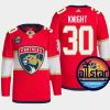 men panthers spencer knight authentic pro 2023 nhl all star red jersey