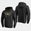 men penguins black midnight mascot primary hoodie