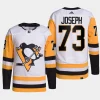 men penguins pierre olivier joseph primegreen away authentic pro white jersey