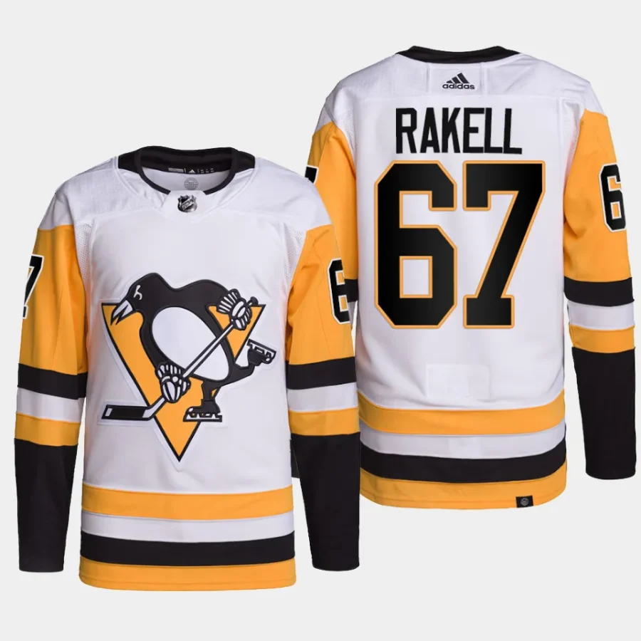 men penguins rickard rakell primegreen away authentic pro white jersey