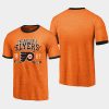 men philadelphia flyers buzzer beater ringer orange ringer t shirt