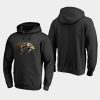 men predators black midnight mascot primary hoodie