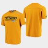 men predators gold authentic pro clutch t shirt