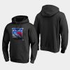 men rangers black midnight mascot primary hoodie