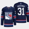 men rangers igor shesterkin 2023 24 authentic third alternate navy jersey