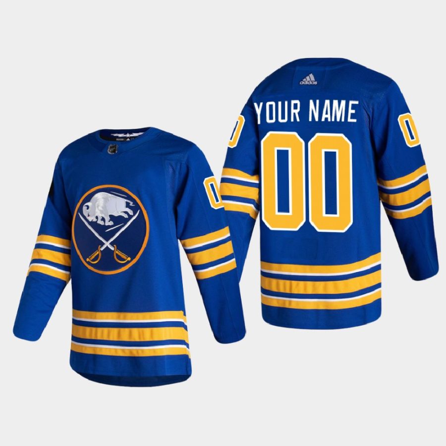 men sabres custom 2020 21 authentic home royal jersey