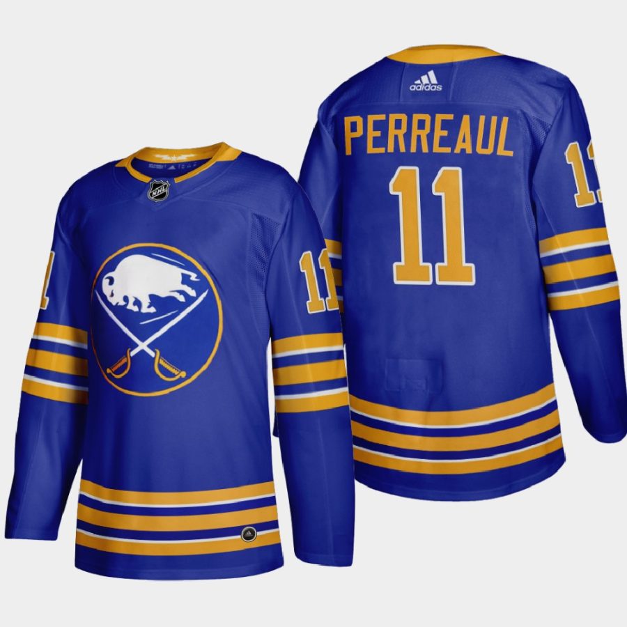 men sabres gilbert perreault 2020 21 home authentic jersey royal blue