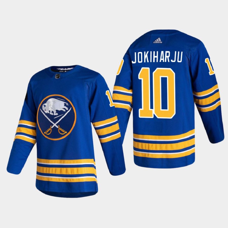 men sabres henri jokiharju 2020 21 authentic home royal jersey