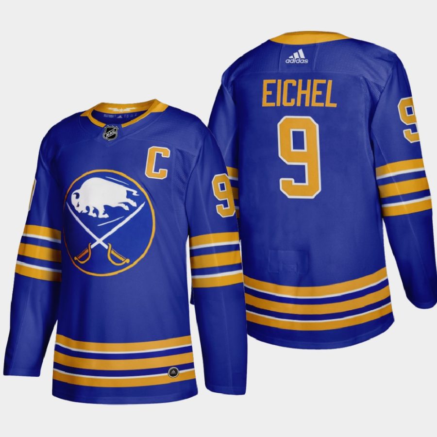 men sabres jack eichel 2020 21 home authentic jersey royal blue