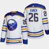 men sabres thomas vanek 2020 21 away authentic jersey white