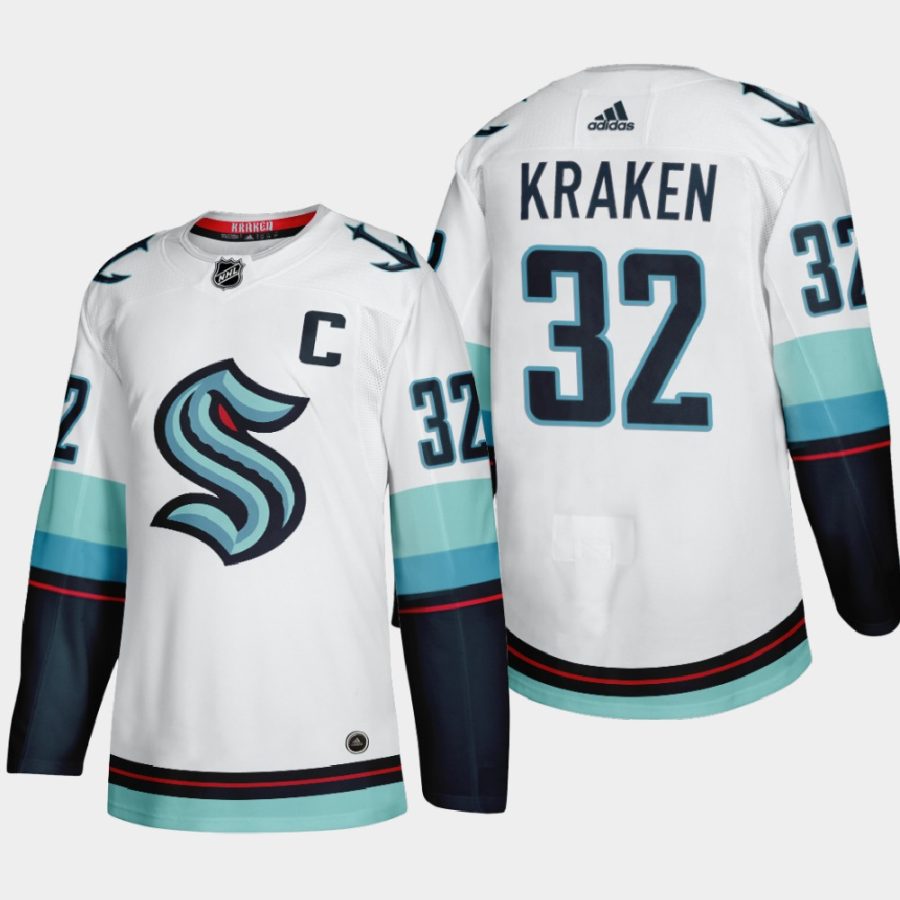 men seattle kraken 2021 22 away jersey white