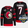 men senators brady tkachuk authentic 2023 nhl global series sweden black jersey