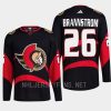 men senators erik brannstrom 2022 breakaway special edition 2.0 retro black jersey