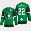 men senators nikita zaitsev 2022 warm up st. patrick green jersey