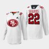 men sharks 2022 specialty warm up 49er mash up white jersey 0a