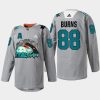 men sharks brent burns teal togehter fan appreciation 2022 gray jersey