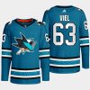 men sharks jeffrey viel 2022 23 primegreen authentic home teal jersey