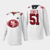 men sharks radim simek 2022 specialty warm up 49er mash up white jersey