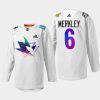 men sharks ryan merkley hockeyisforeveryone pride night 2022 white jersey