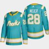 men sharks timo meier 2020 21 authentic player california golden seals throwback jersey teal