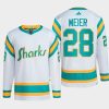 men sharks timo meier 2022 authentic primegreen reverse retro 2.0 white jersey