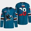 men sharks timo meier czech republic challenge 2022 nhl global series teal jersey