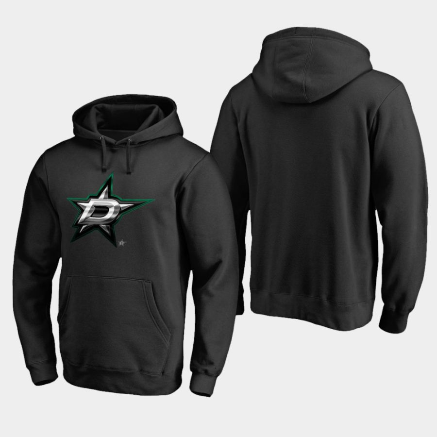 men stars black midnight mascot primary hoodie