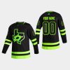 men stars custom 2020 21 blackout alternate authentic pro black jersey