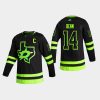 men stars jamie benn 2020 21 blackout alternate authentic pro black jersey