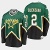 men stars jamie oleksiak heritage premier breakaway player kelly green jersey