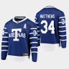 men toronto arenas auston matthews throwback breakaway player fanatics jersey blue