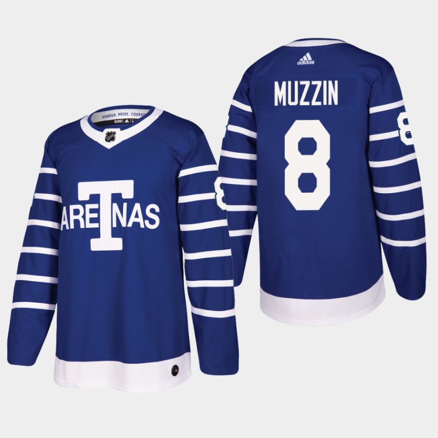 men toronto arenas jake muzzin throwback authentic pro jersey blue