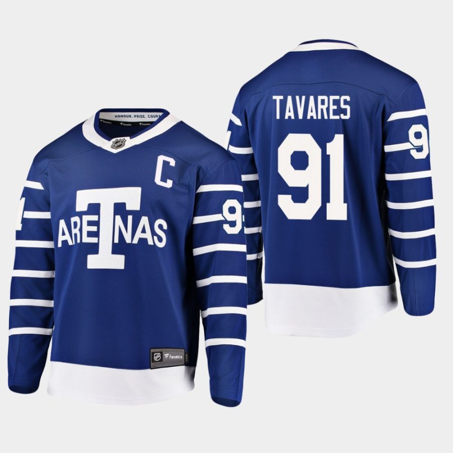 men toronto arenas john tavares throwback breakaway player fanatics jersey blue