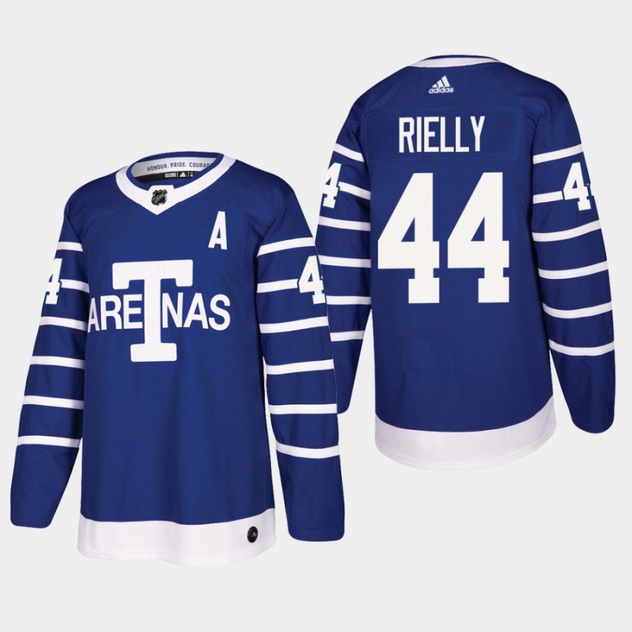 men toronto arenas morgan rielly throwback authentic pro jersey blue