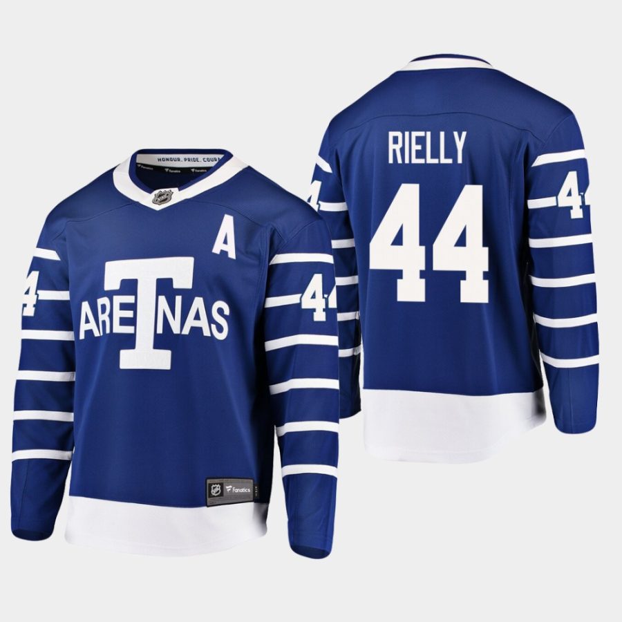 men toronto arenas morgan rielly throwback breakaway player fanatics jersey blue