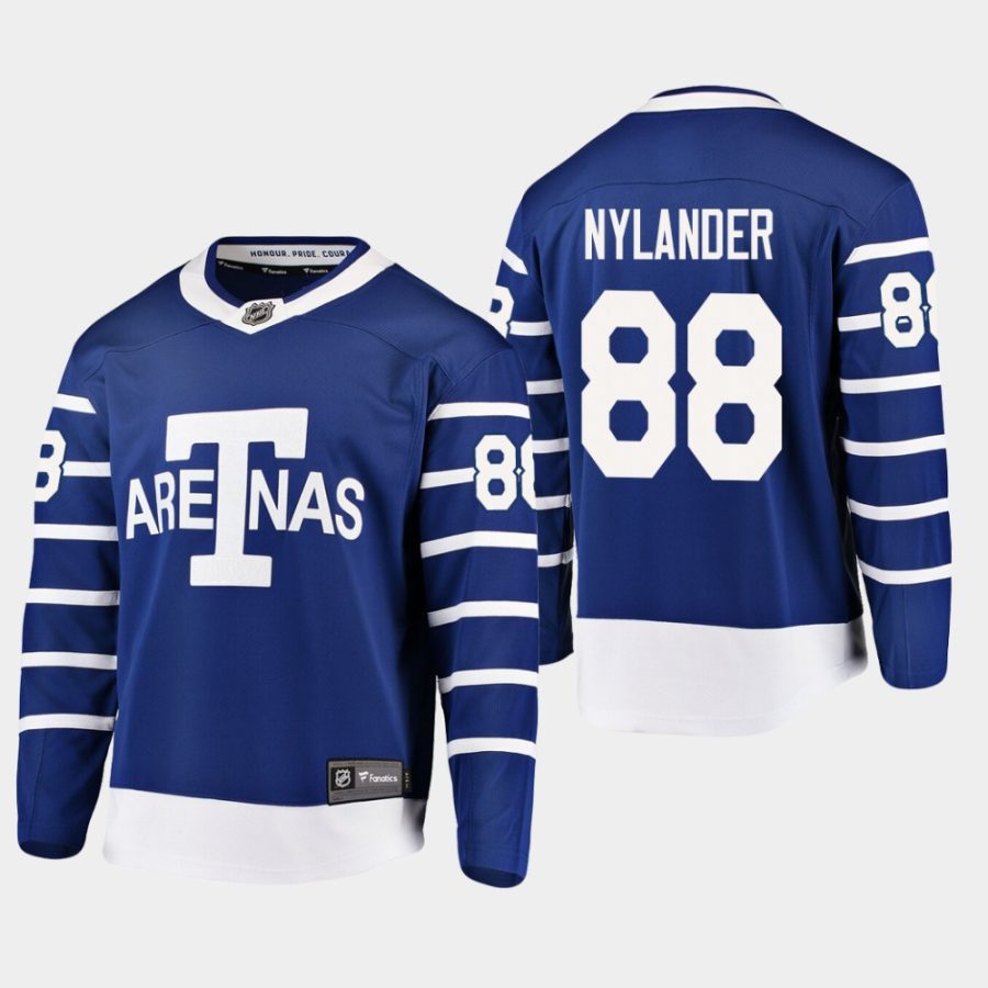 men toronto arenas william nylander throwback breakaway player fanatics jersey blue