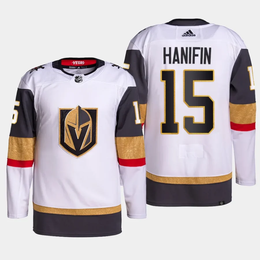 men vgk noah hanifin authentic primegreen away white jersey