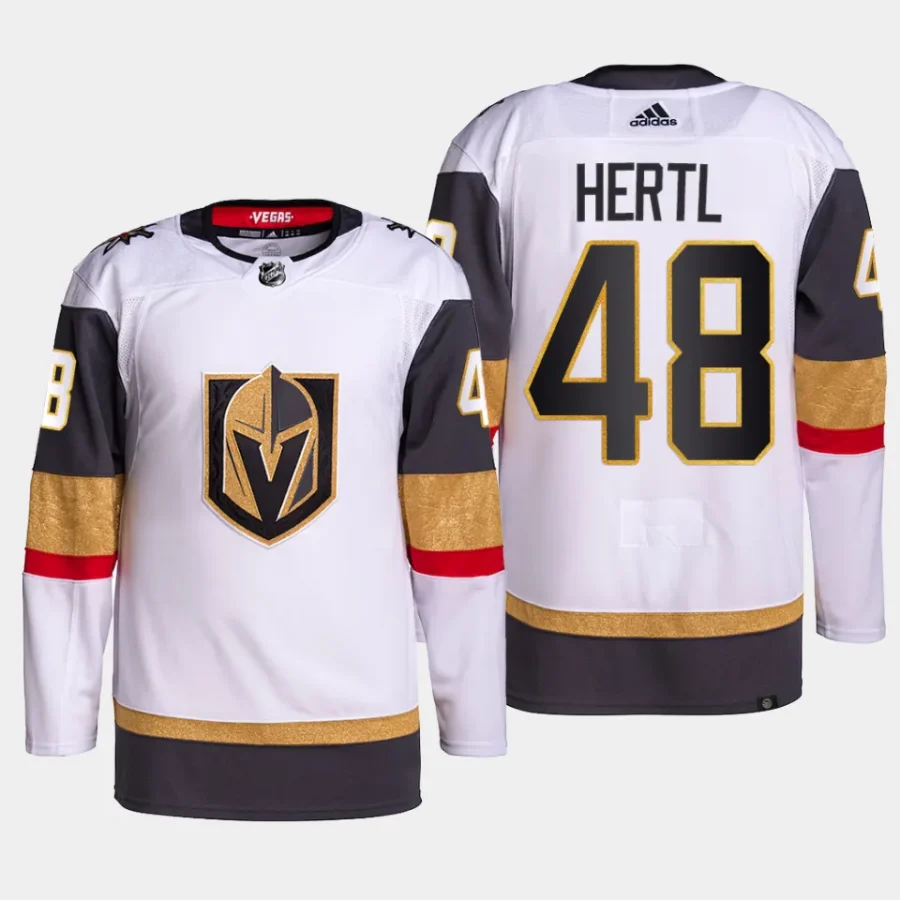 men vgk tomas hertl authentic primegreen away white jersey