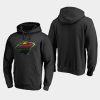 men wild black midnight mascot primary hoodie