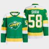 men wild mason shaw 2022 authentic pro reverse retro 2.0 green jersey