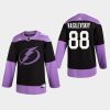 mens andrei vasilevskiy lightning black hockey fights cancer practice jersey