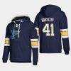 mens blues robert bortuzzo blue 2018 pullover adidas lace up jersey