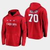 mens braden holtby capitals red 2019 20 alternate logo rinkside pullover hoodie