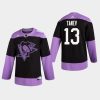 mens brandon tanev penguins black hockey fights cancer practice jersey