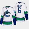 mens brock boeser canucks white away authentic jersey