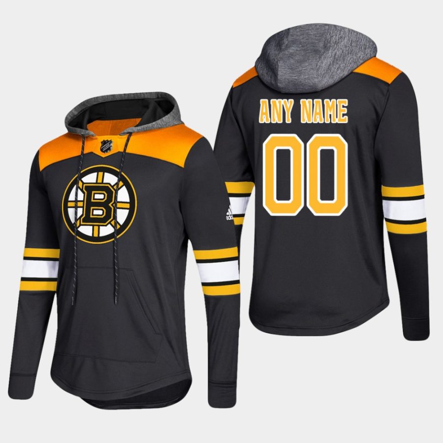 mens bruins custom black 2018 pullover platinum jersey 0a