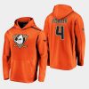 mens cam fowler ducks orange 2019 20 alternate logo rinkside pullover hoodie